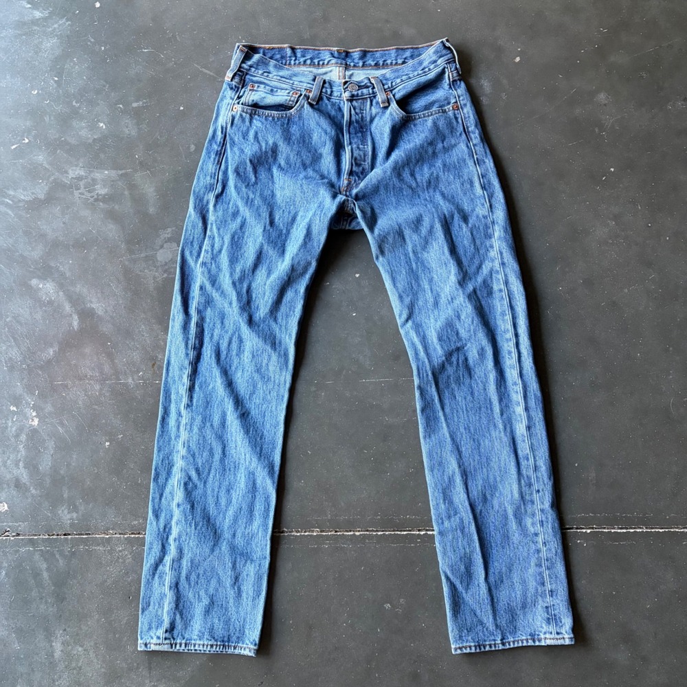 Levi's Men's Straight Jeans - Blue Denim